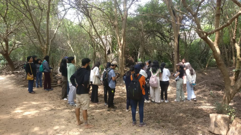 Students from Modern High School, Kolkata got an insight into the way of life in Auroville. They were observant and took back valuable lessons on sustainability.