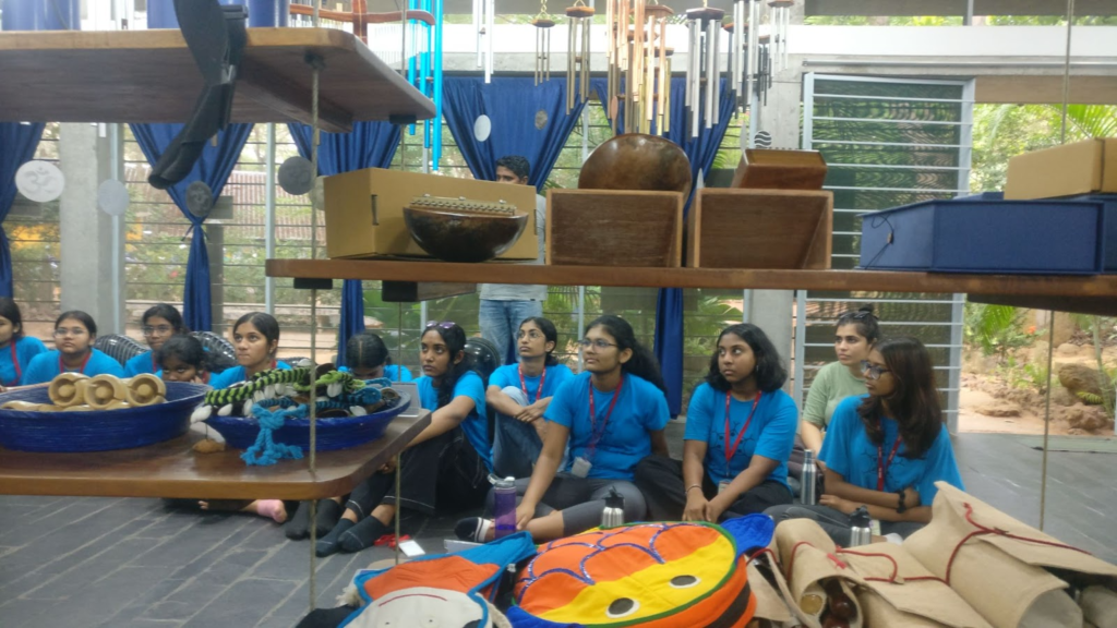 To introduce the students to Auroville’s sustainability practices and community living. The workshop was tailored to encourage creativity and physical activity.